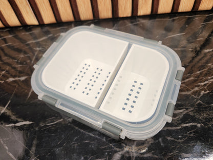 "Iso Soak Tub" | Dual Compartment 22oz Iso Cleaning Container