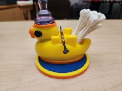 "Dabduck" - Mini Dab Setup Organizer with Silicone Protectors & Dab Mat