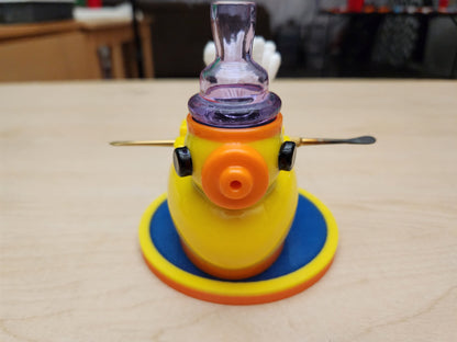 "Dabduck" - Mini Dab Setup Organizer with Silicone Protectors & Dab Mat