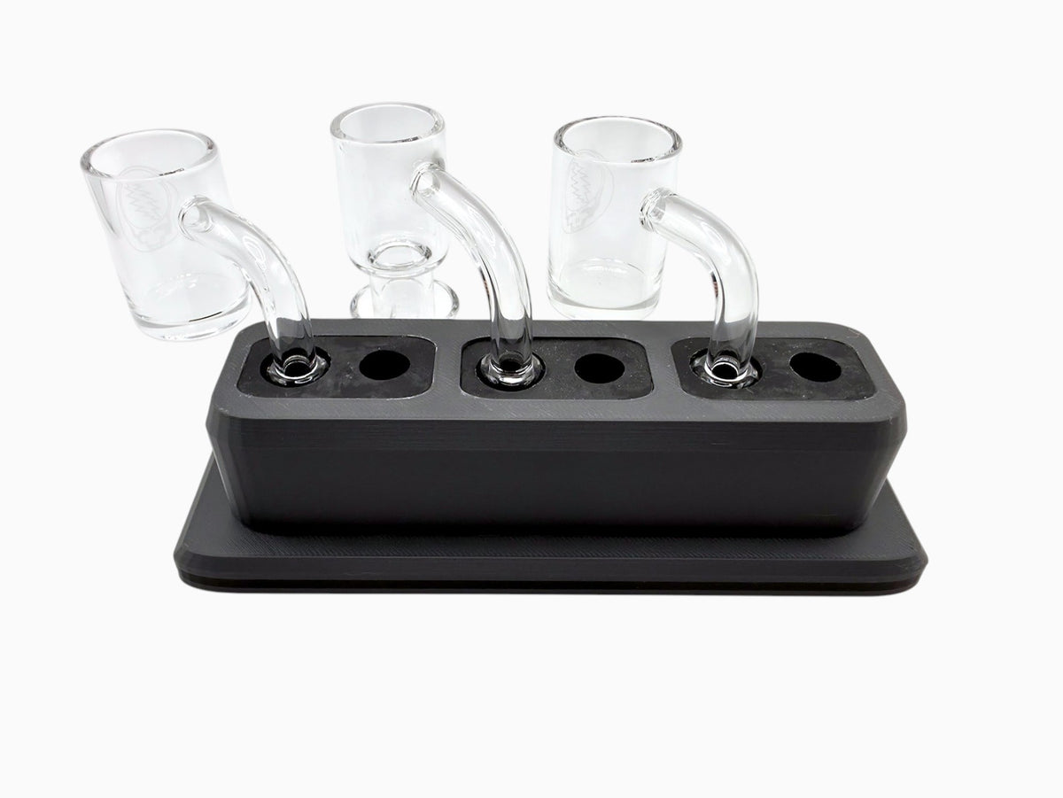 10mm/14mm "Silicone Lined Banger Stand" 6x