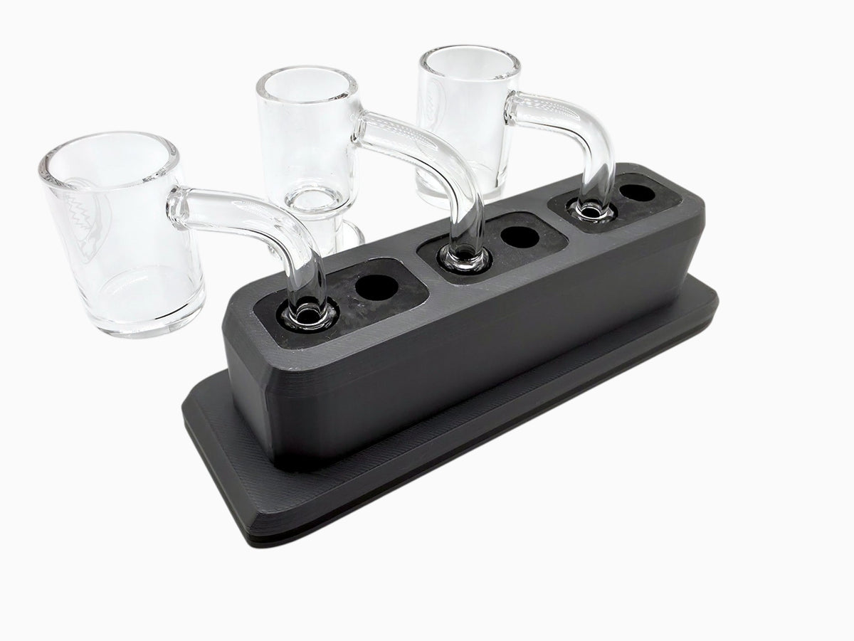 10mm/14mm "Silicone Lined Banger Stand" 6x