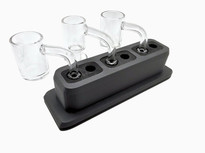 10mm/14mm "Silicone Lined Banger Stand" 6x
