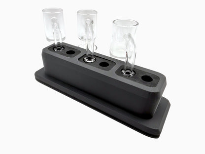 10mm/14mm "Silicone Lined Banger Stand" 6x