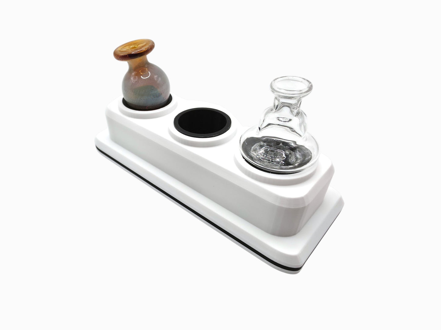 Triple Silicone Carb Cap Holder