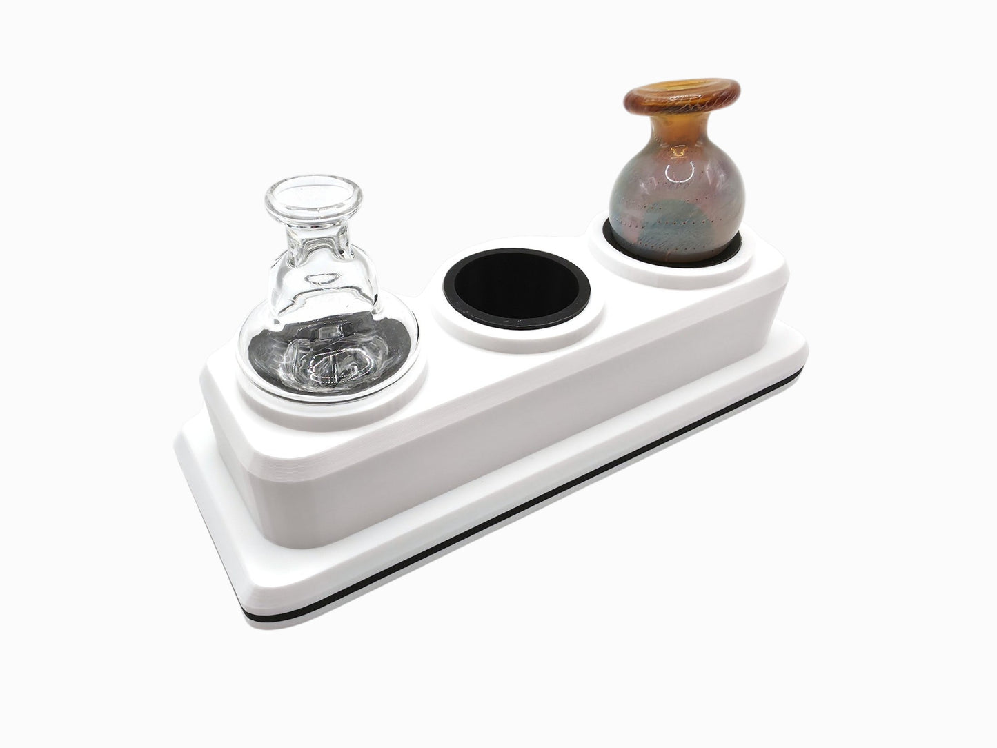 Triple Silicone Carb Cap Holder