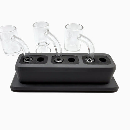 Triple (3x) Dual Slot Silicone 10/14mm Holder