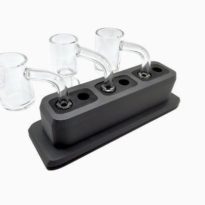 Triple (3x) Dual Slot Silicone 10/14mm Holder