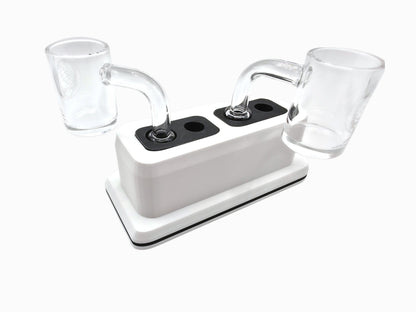 10mm/14mm Silicone Lined Banger Stand 4x