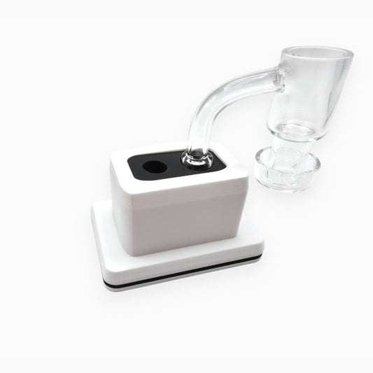 Single 10/14mm accessory holder with silicone insert, by Dabdock