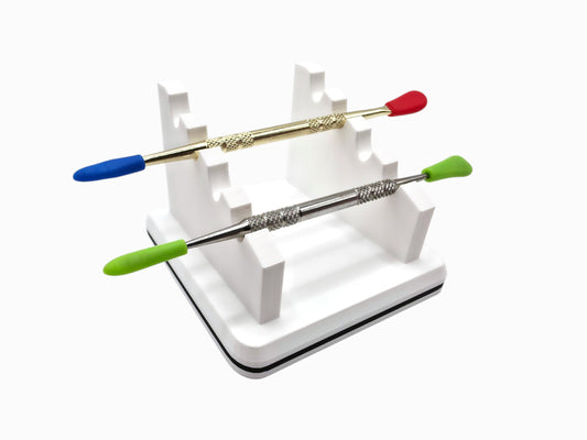 Quad-Tiered Dab Tool Rack