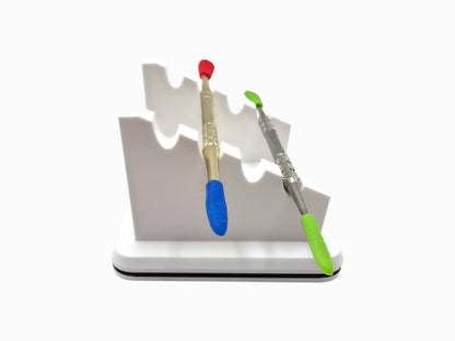 Quad-Tiered Dab Tool Rack