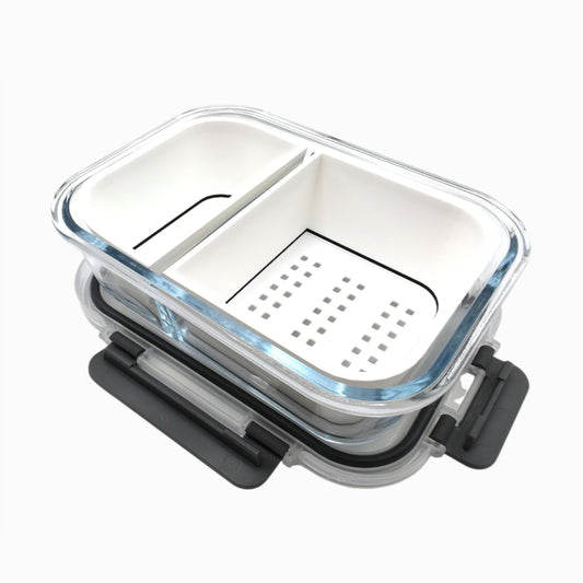 Iso Soak Tub, a sealed cleaning tub for soaking small glass accessories in isopropyl alcohol