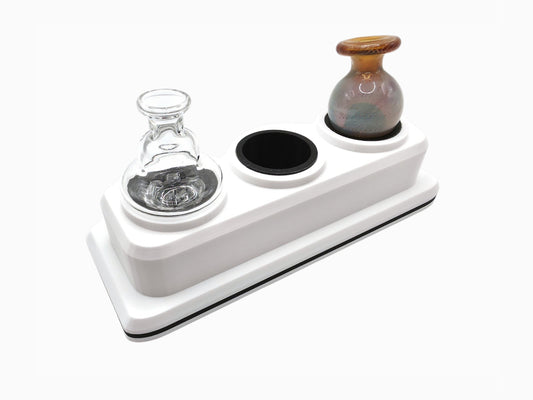 "Triple Silicone Carb Cap Holder"