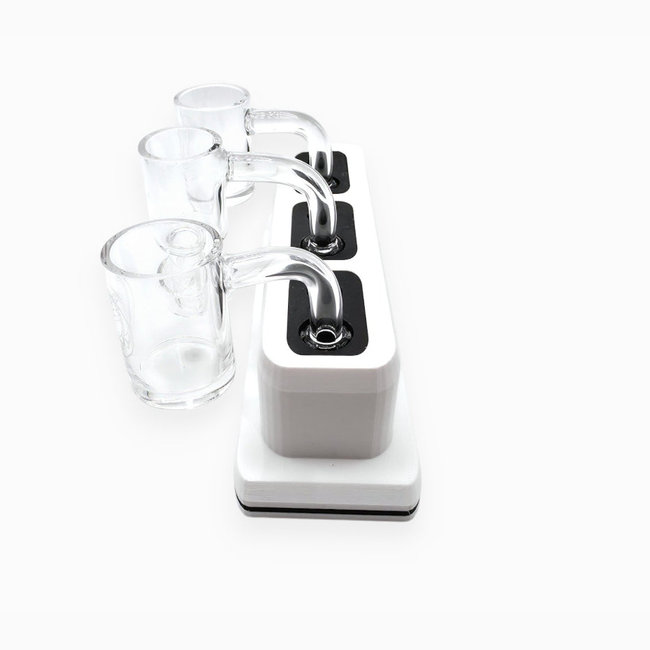 Triple (3x) Dual Slot Silicone 10/14mm Holder